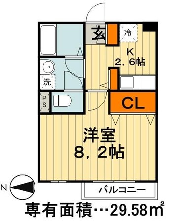 ブーローニュの森の物件間取画像